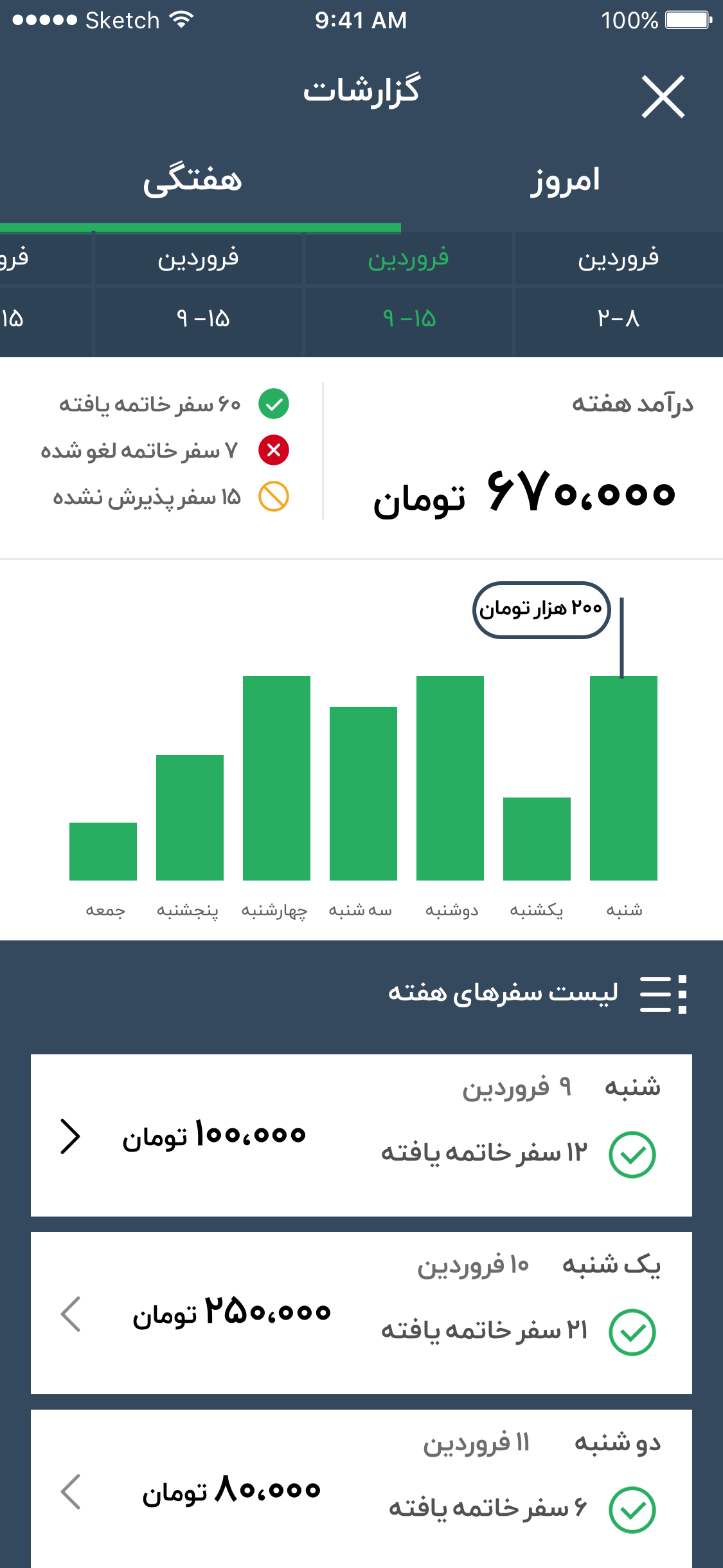 اسکرین شات برنامه