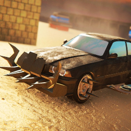 Post Apocalyptic Car Battle 3d