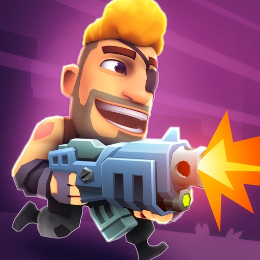 دانلود بازی هک شده  Autogun Heroes: Run&Gun برای آیفون